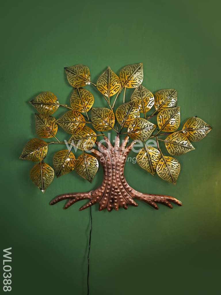 Decorative Golden Leaf Tree (Small) - WL0388