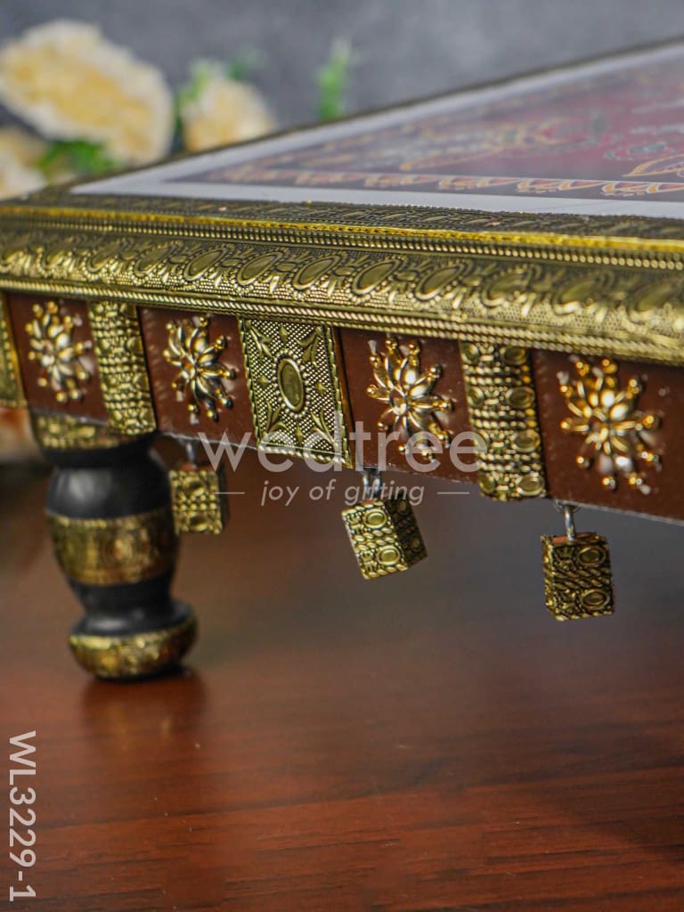 Decorative Golden Oxidized Manai