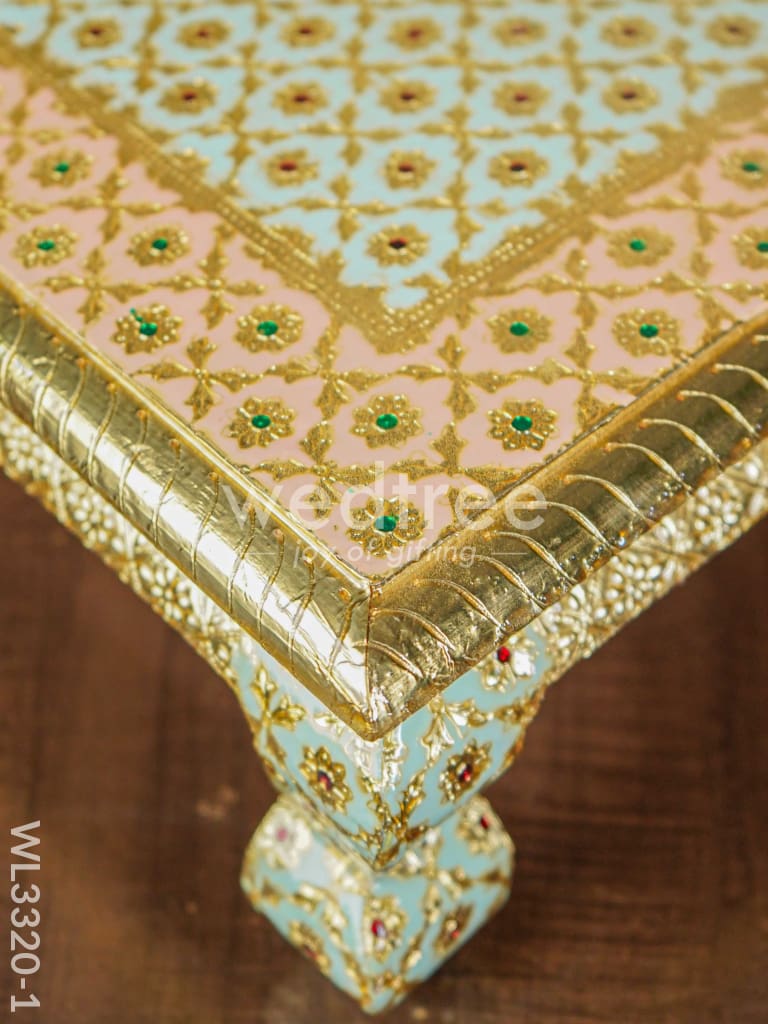 Decorative Meenakari Bajot - 16 x 16 inch - WL3320-1