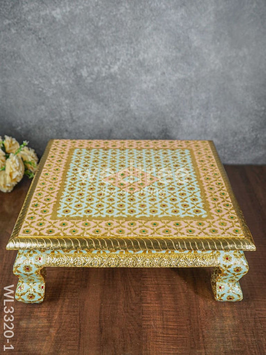 Decorative Meenakari Bajot - 16 x 16 inch - WL3320-1