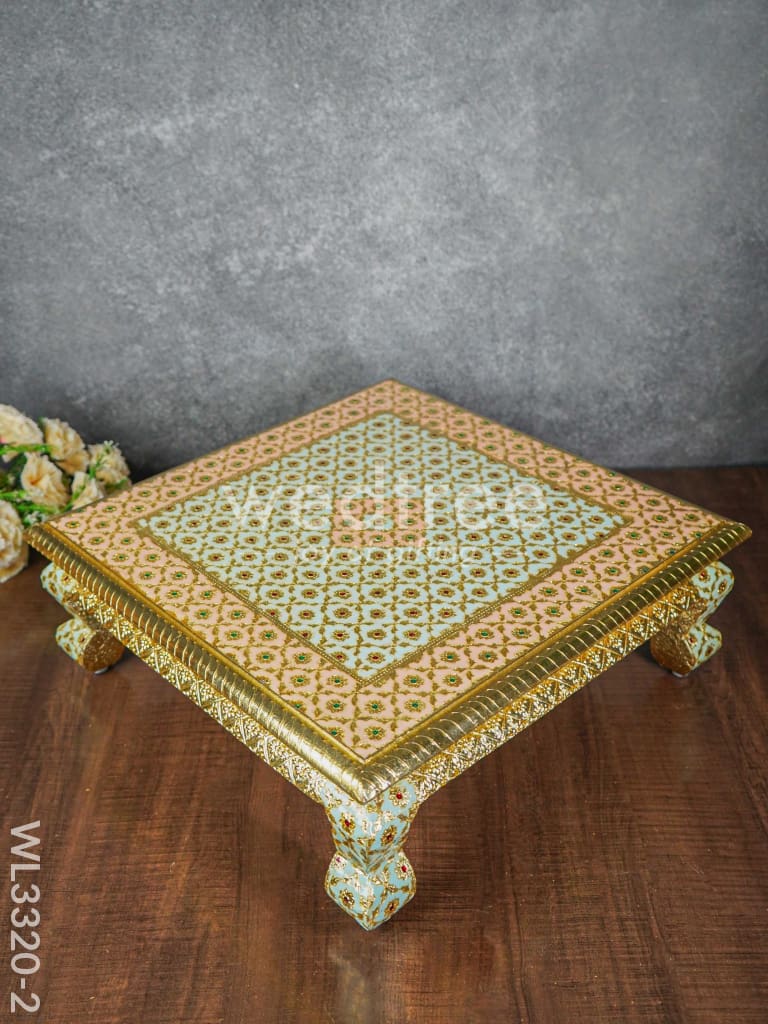 Decorative Meenakari Bajot - 18 x 18 inch - WL3320-2