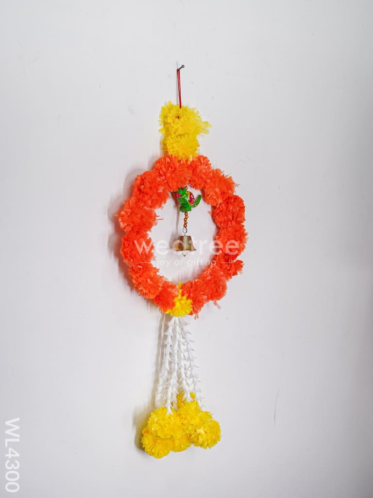 Decorative Round Thoran with Bell - Set of 6 - WL4300