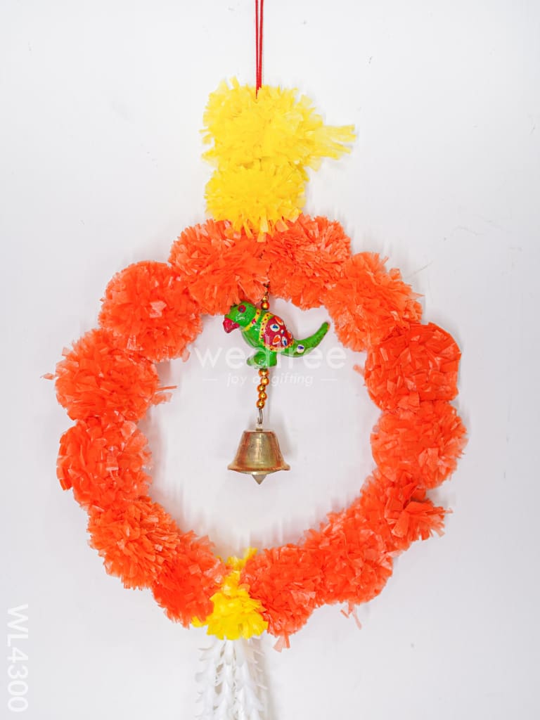 Decorative Round Thoran with Bell - Set of 6 - WL4300