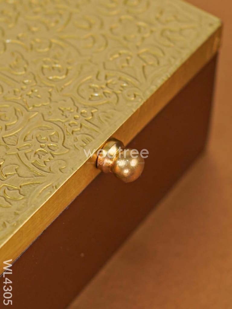 Decorative Tea Coasters (set of 6) with Holder - WL4305