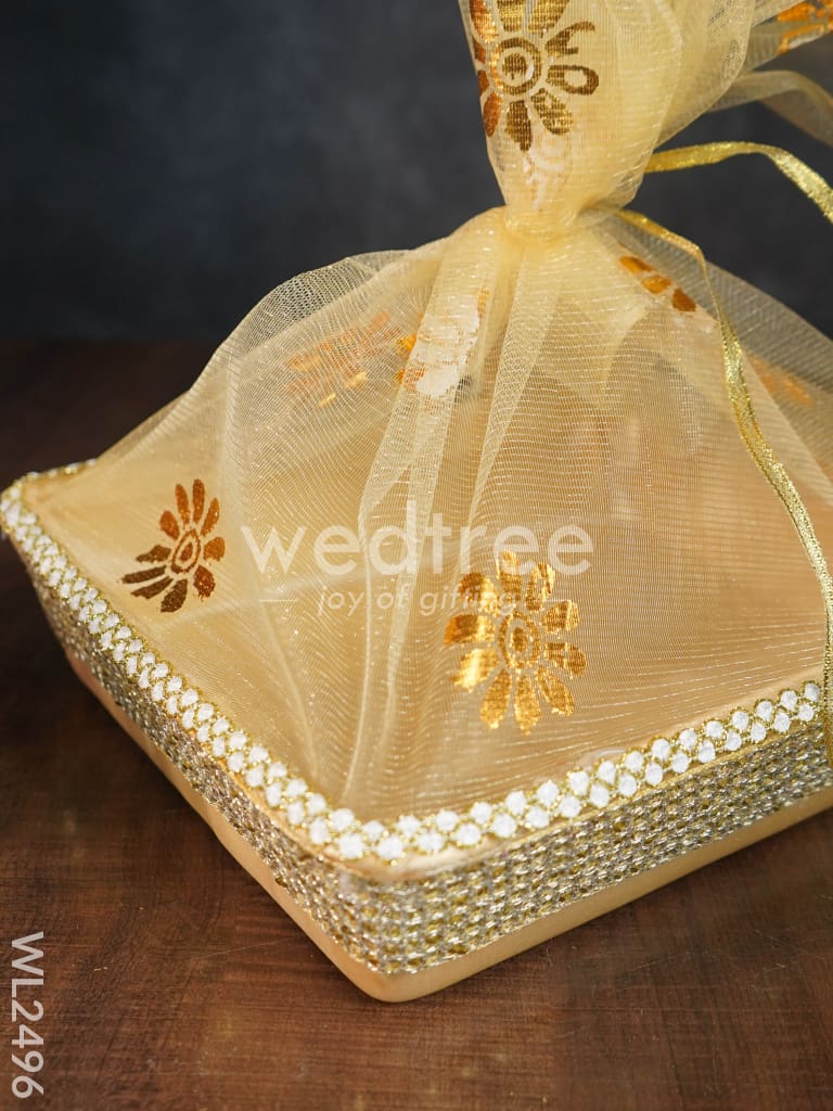 Decorative Tissue Basket (Tokri) - Big - WL2496