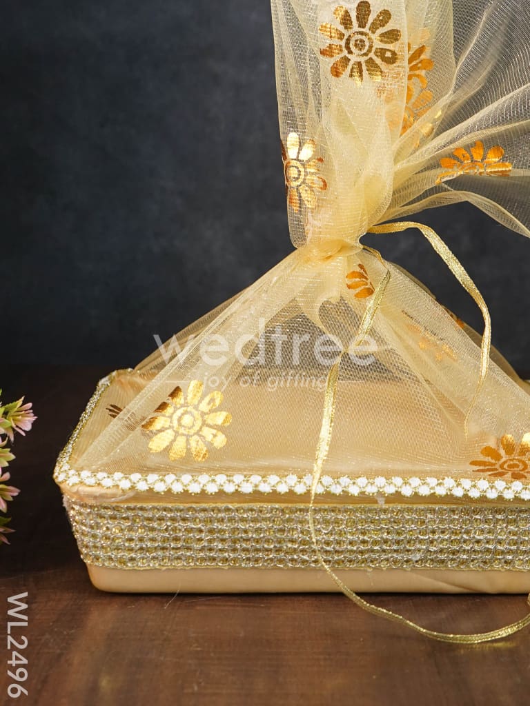 Decorative Tissue Basket (Tokri) - Big - WL2496