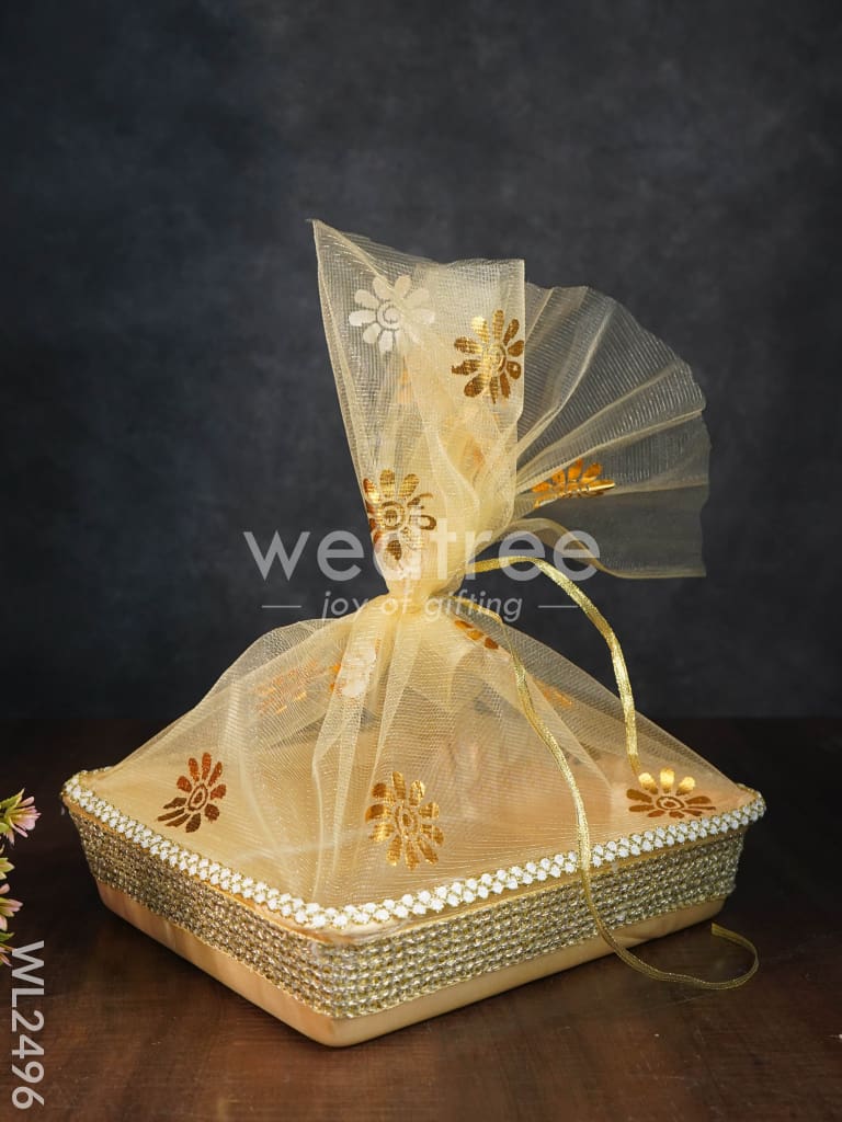 Decorative Tissue Basket (Tokri) - Big - WL2496