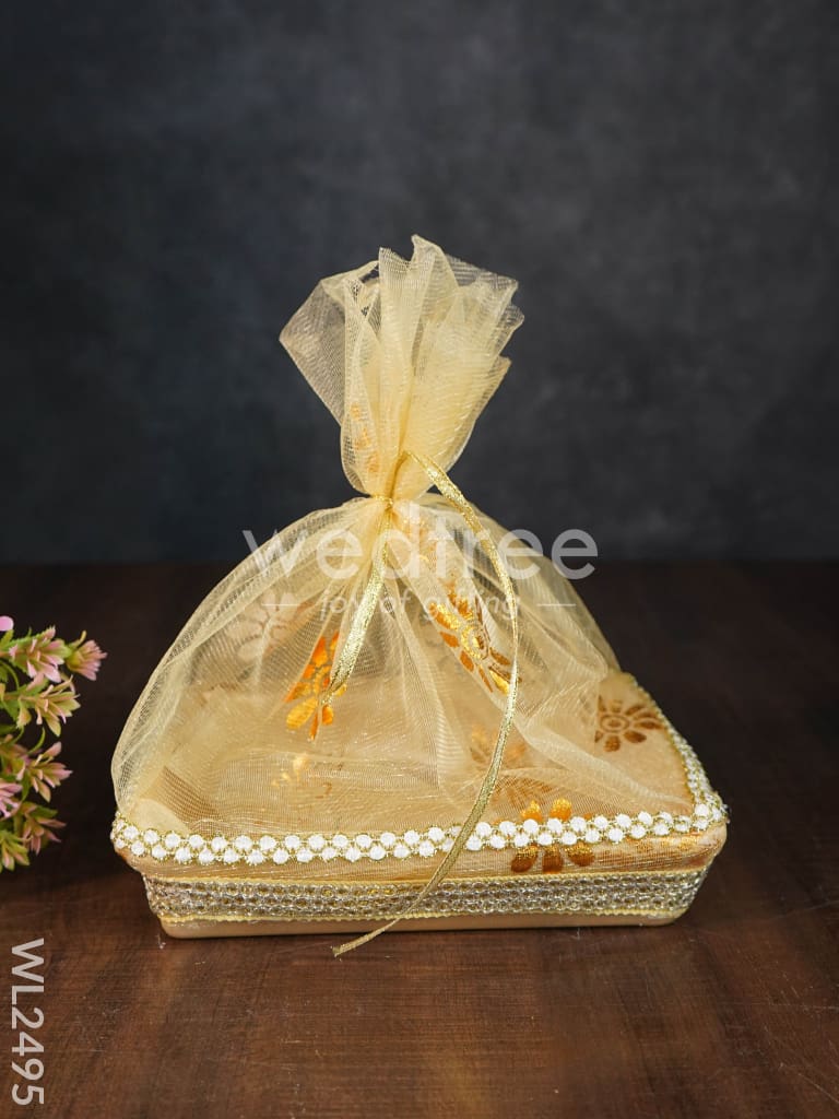 Decorative Tissue Basket (Tokri) - Medium - WL2495