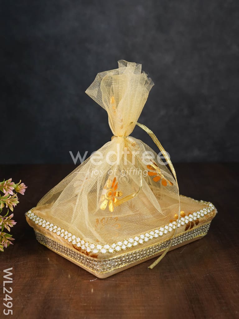 Decorative Tissue Basket (Tokri) - Medium - WL2495