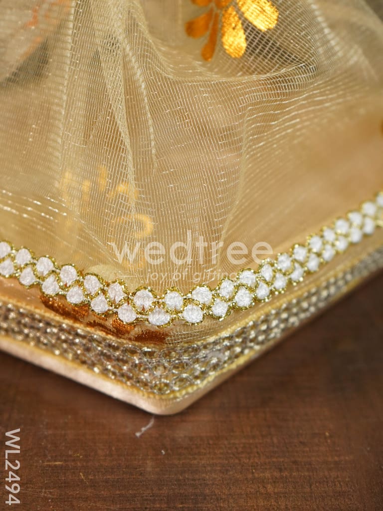 Decorative Tissue Basket ( Tokri ) - Small - WL2494