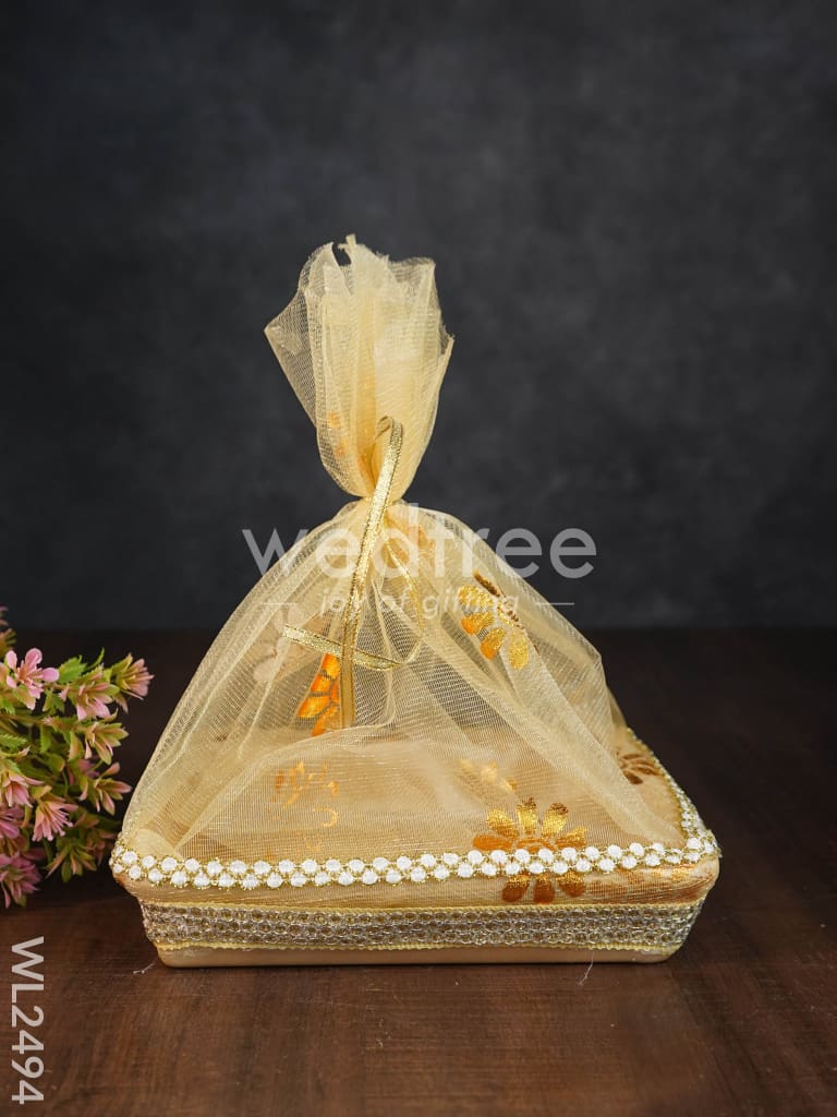 Decorative Tissue Basket ( Tokri ) - Small - WL2494