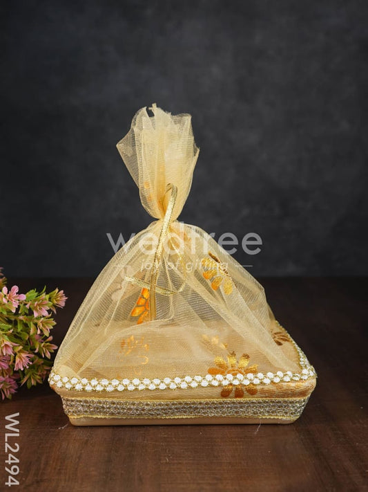 Decorative Tissue Basket ( Tokri ) - Small - WL2494