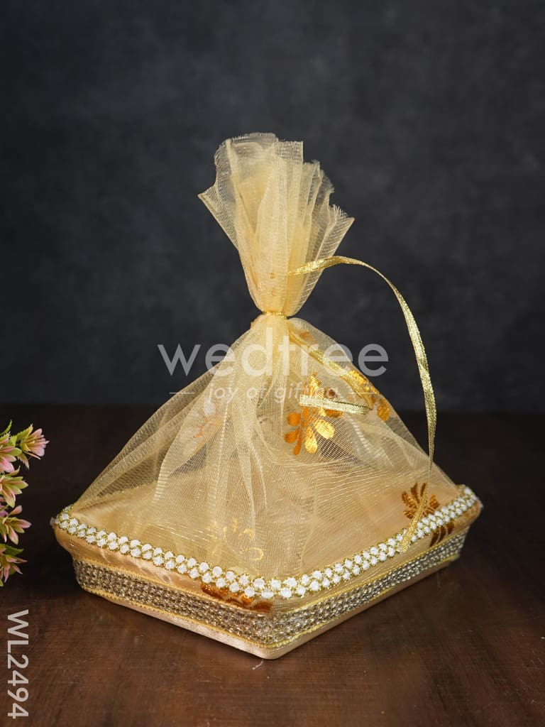 Decorative Tissue Basket ( Tokri ) - Small - WL2494