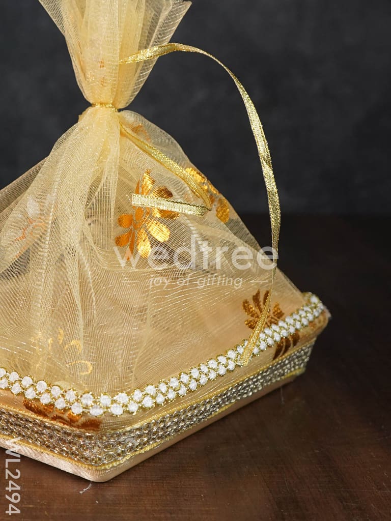 Decorative Tissue Basket ( Tokri ) - Small - WL2494