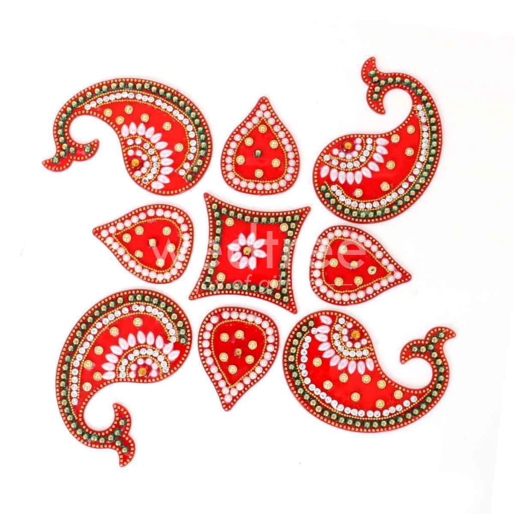 Designer Mango Rangoli set - W2972