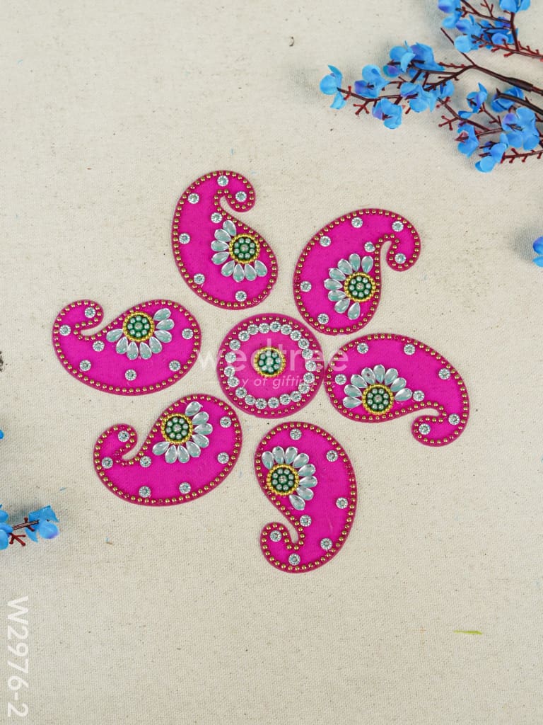 Designer Rangoli Mixed Design - W2976