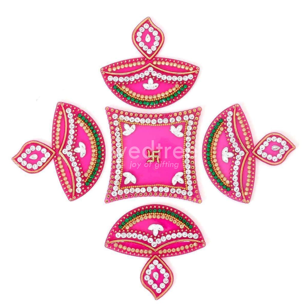 Designer Rangoli Mixed Design - W2976