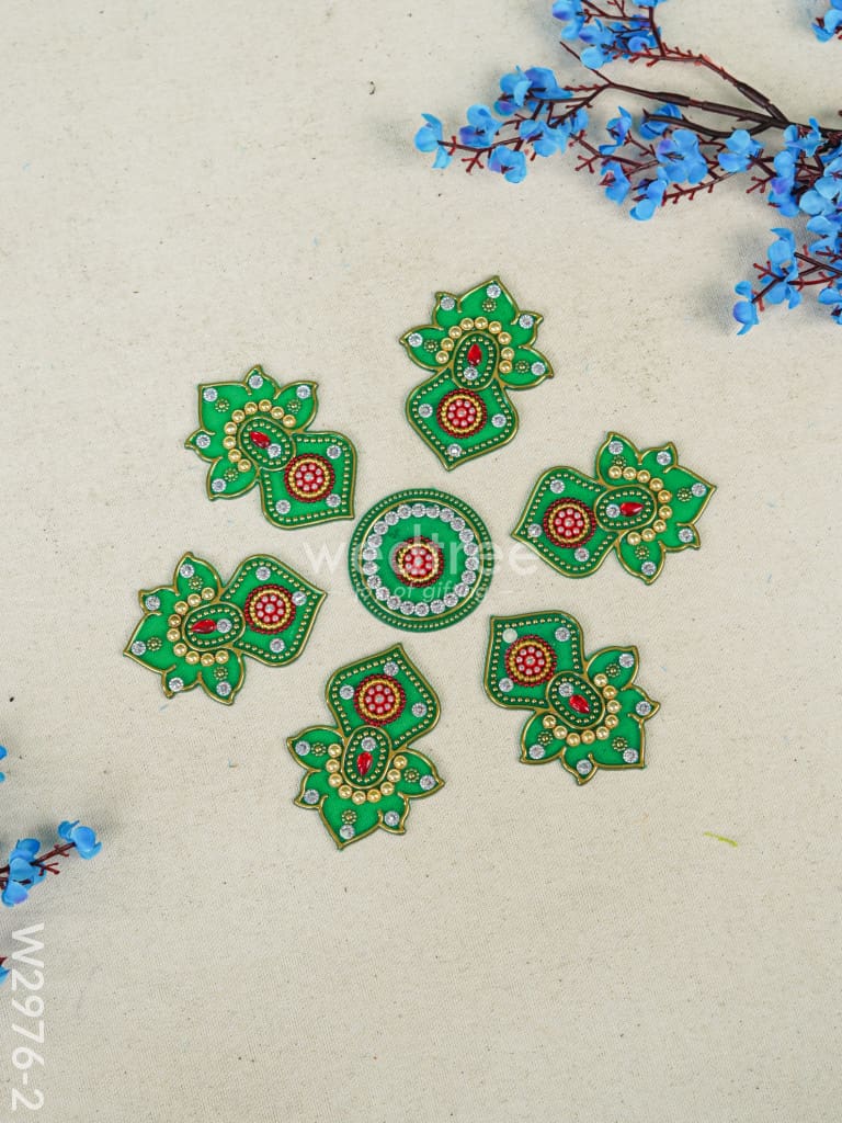 Designer Rangoli Mixed Design - W2976