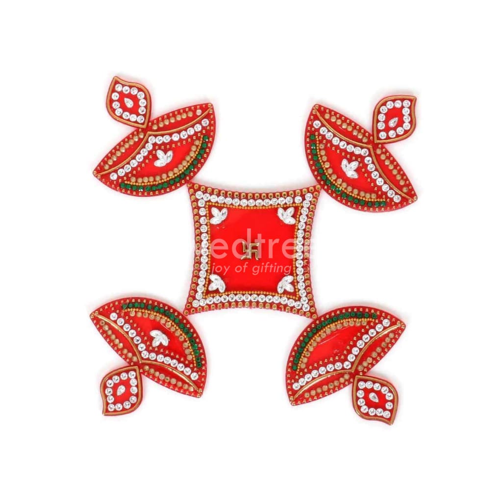 Designer Rangoli Mixed Design - W2976