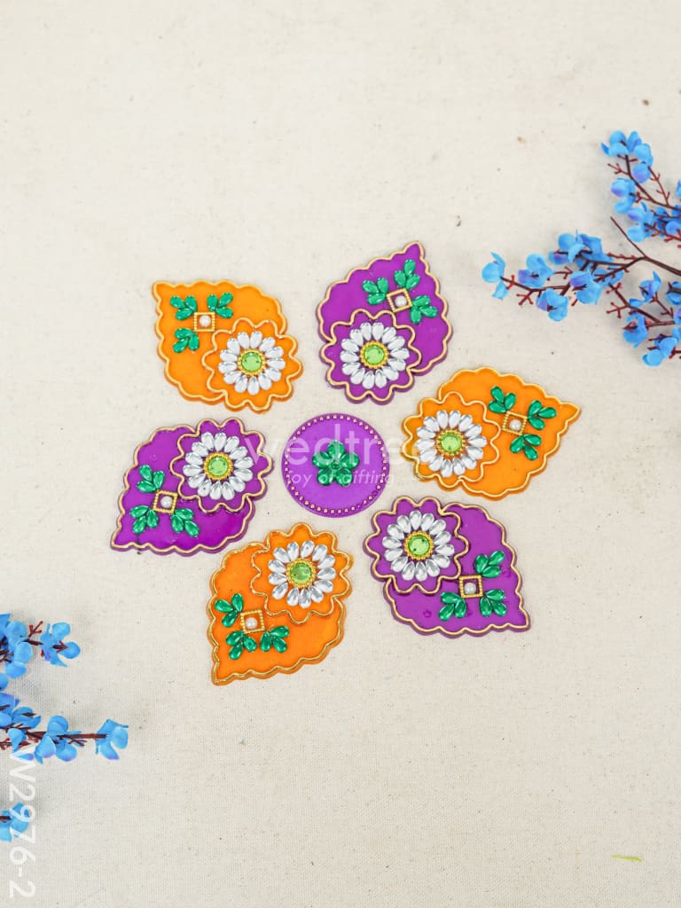 Designer Rangoli Mixed Design - W2976