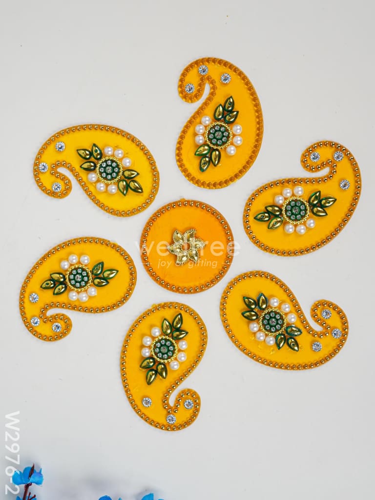 Designer Rangoli Mixed Design - W2976