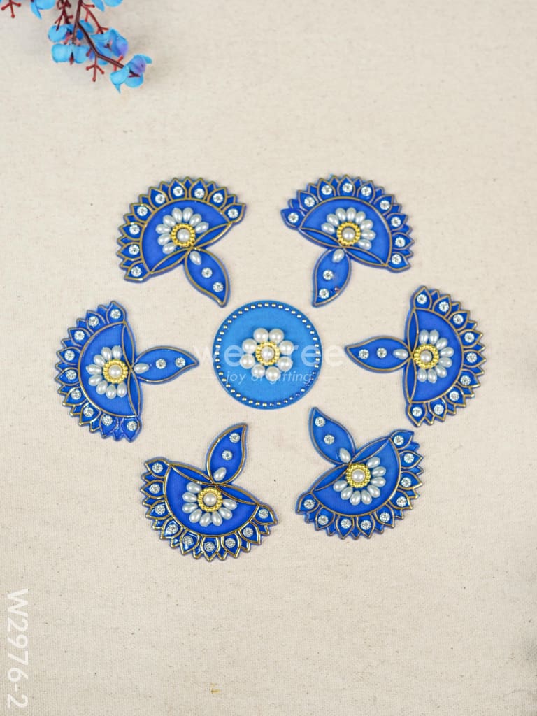 Designer Rangoli Mixed Design - W2976