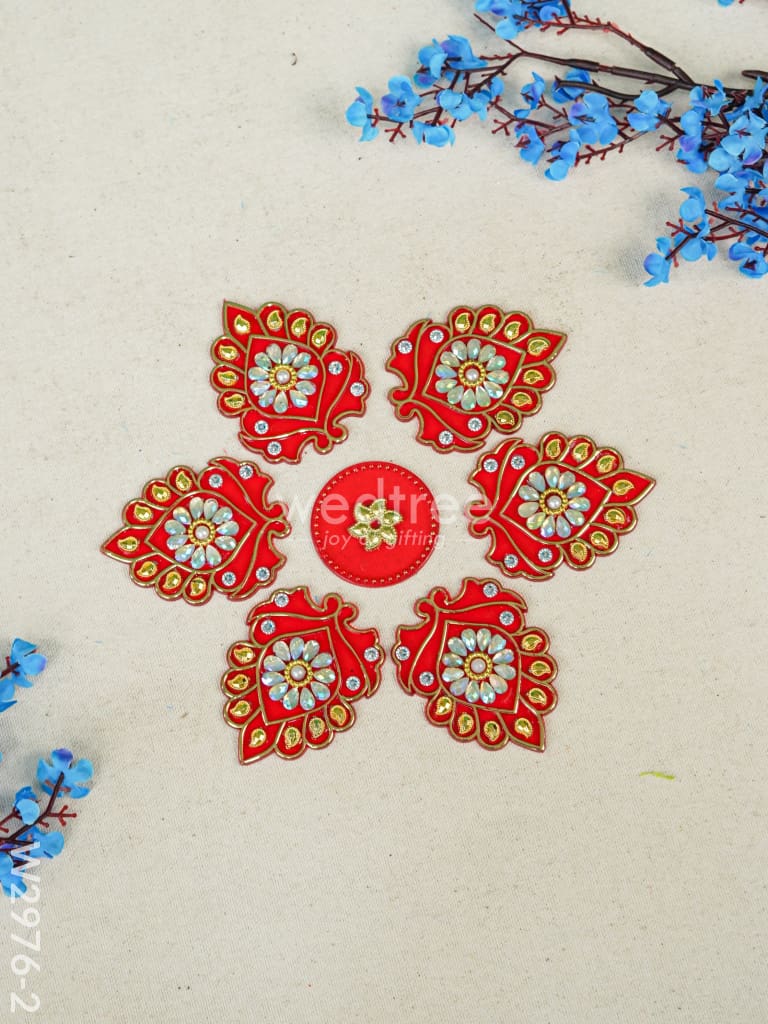 Designer Rangoli Mixed Design - W2976