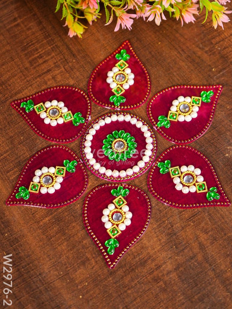 Designer Rangoli Mixed Design - W2976