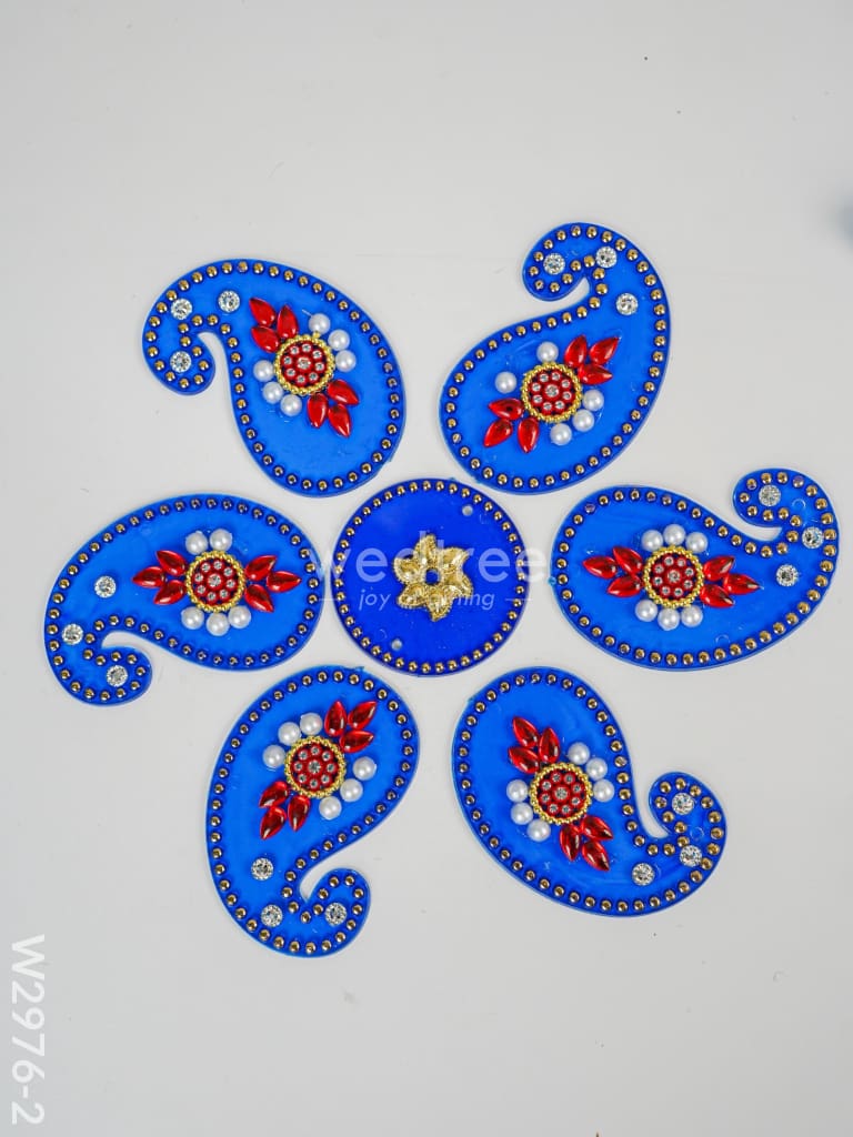 Designer Rangoli Mixed Design - W2976