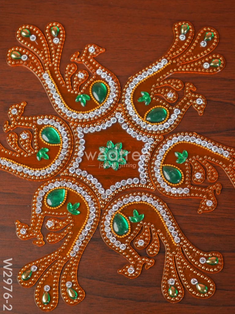 Designer Rangoli Mixed Design - W2976