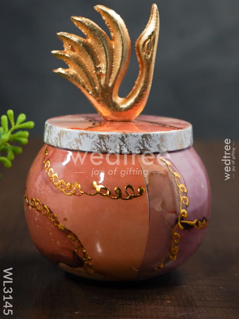 Designer Swan Jar - WL3145