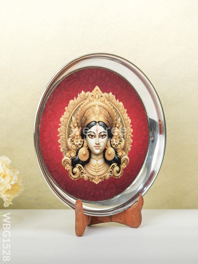 Devi Face Stainless Steel Plate - WBG1528