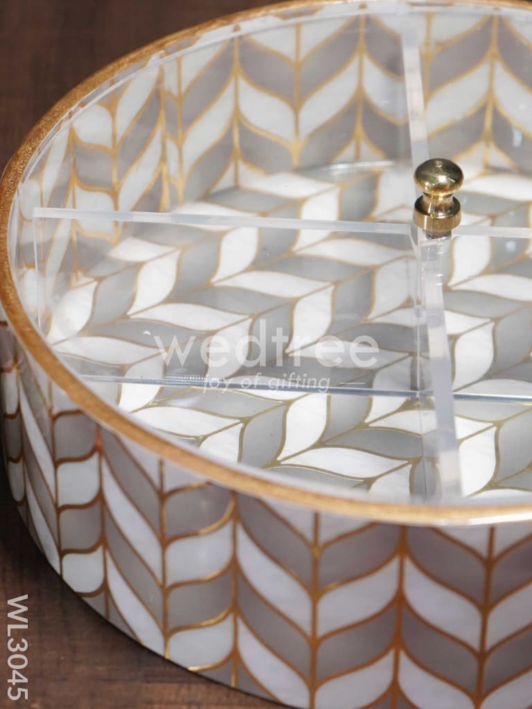 Digital Printed Dry Fruit Box with Transparent Lid - WL3045