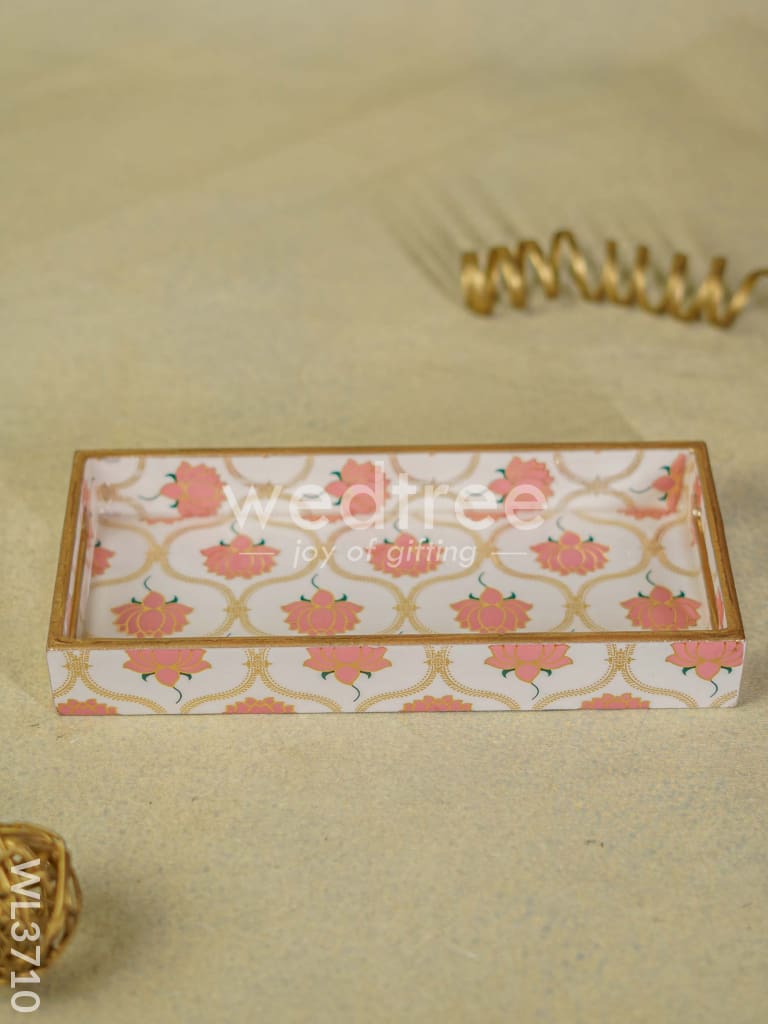 Digital Printed Lotus Tray - 11 x 5 - WL3710