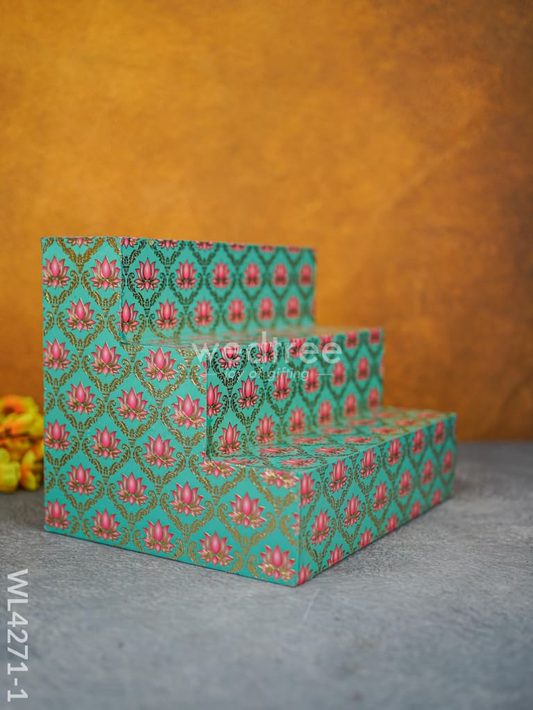 Digital Printed Meenakari 3-Step Golu Padi - WL4271