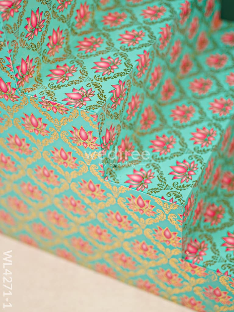Digital Printed Meenakari 3-Step Golu Padi - WL4271