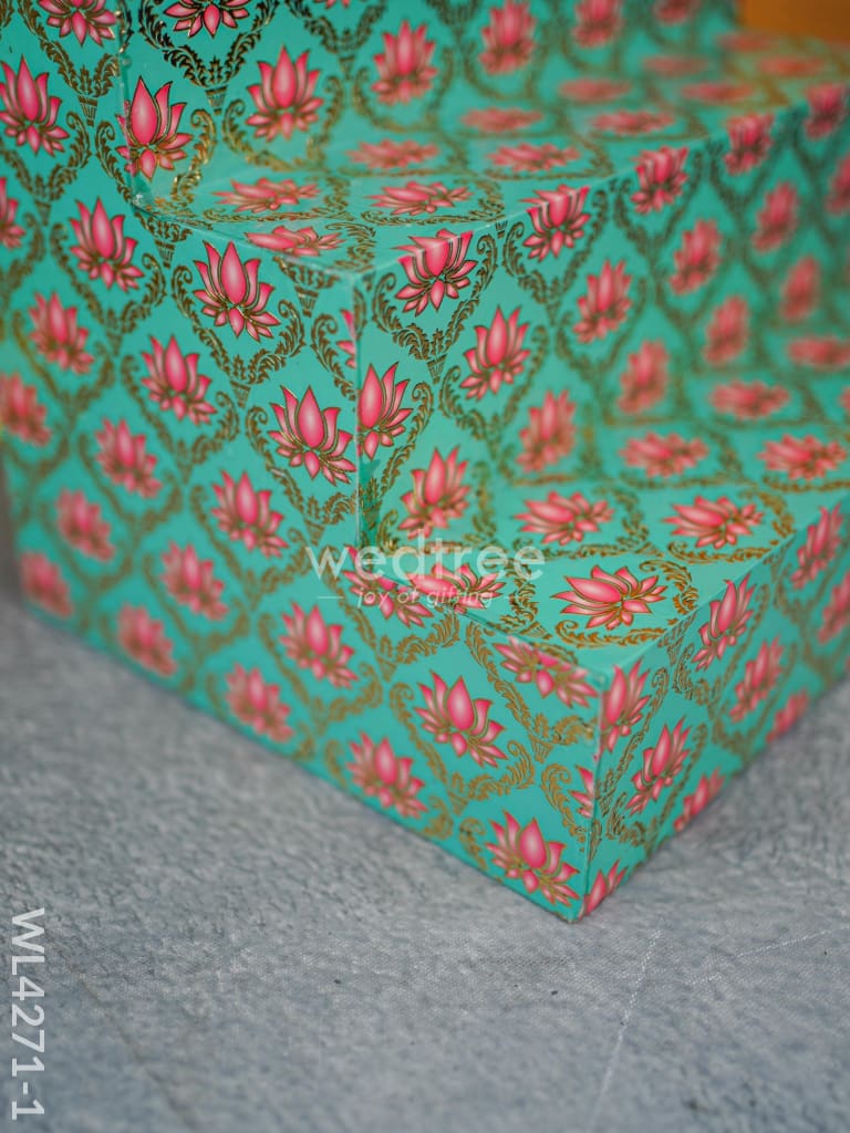 Digital Printed Meenakari 3-Step Golu Padi - WL4271