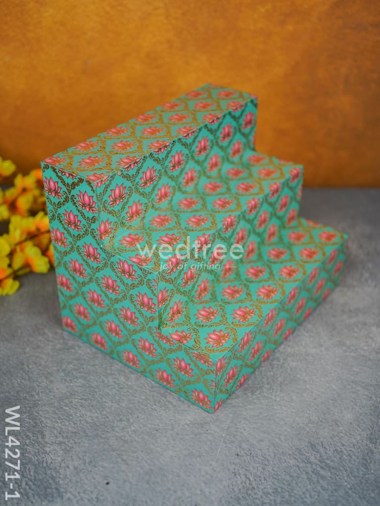 Digital Printed Meenakari 3-Step Golu Padi - WL4271