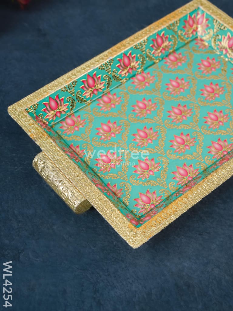 Digital Printed Meenakari Tray - WL4254