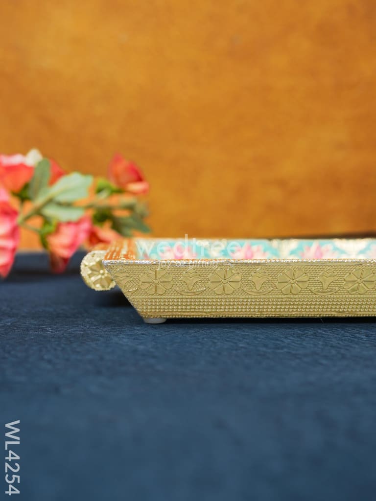 Digital Printed Meenakari Tray - WL4254