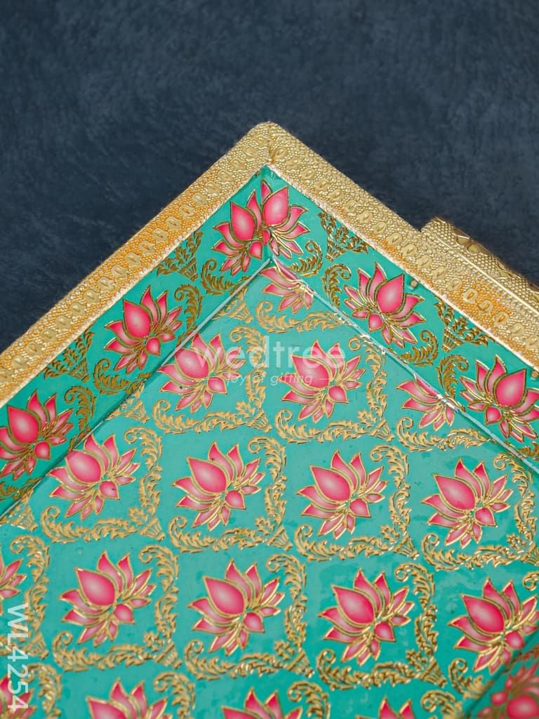 Digital Printed Meenakari Tray - WL4254