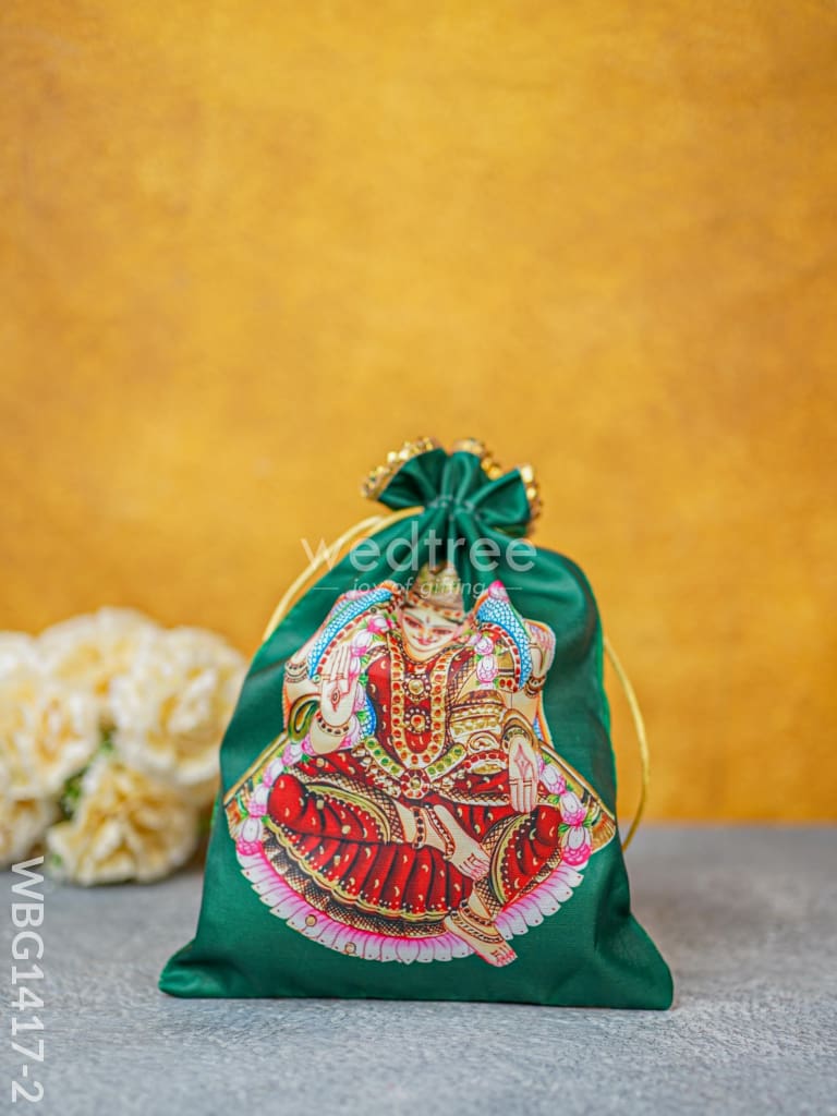 Digital Printed String Bag - Lakshmi - WBG1417-2