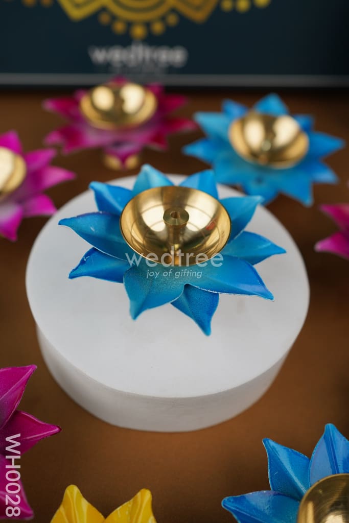 Diya Pack 5 - Brass Decorative Diya - Set of 10 - WH0028