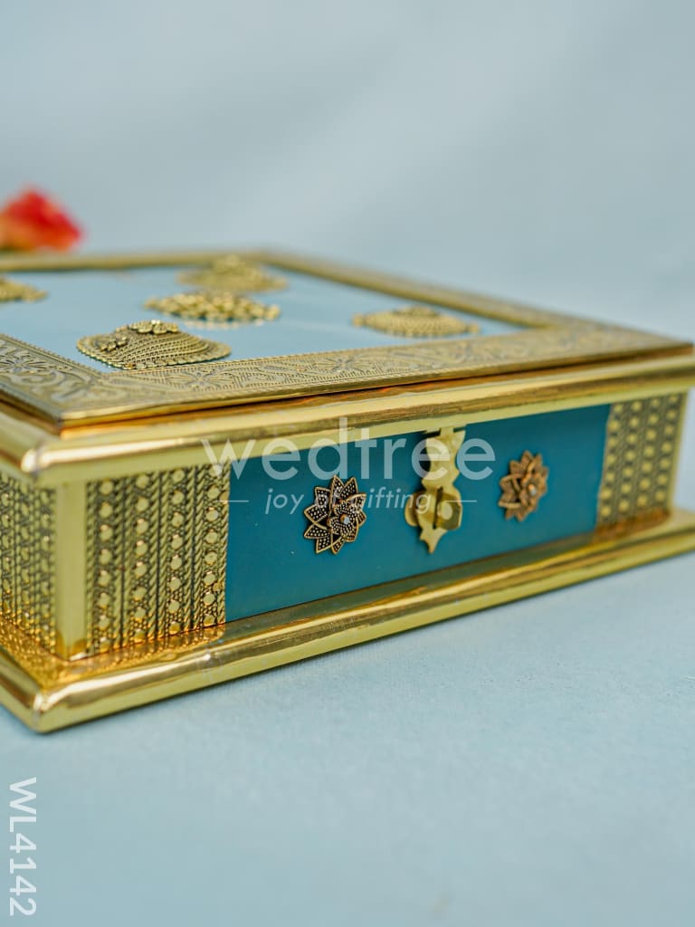 Dry Fruit Box - Blue (10 x 10) - WL4142