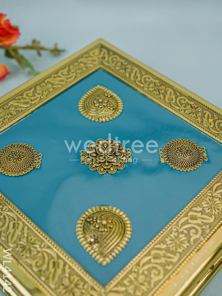 Dry Fruit Box - Blue (10 x 10) - WL4142