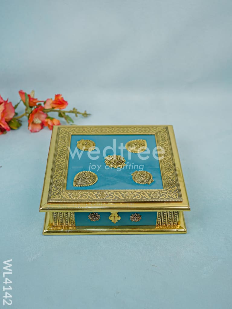 Dry Fruit Box - Blue (10 x 10) - WL4142
