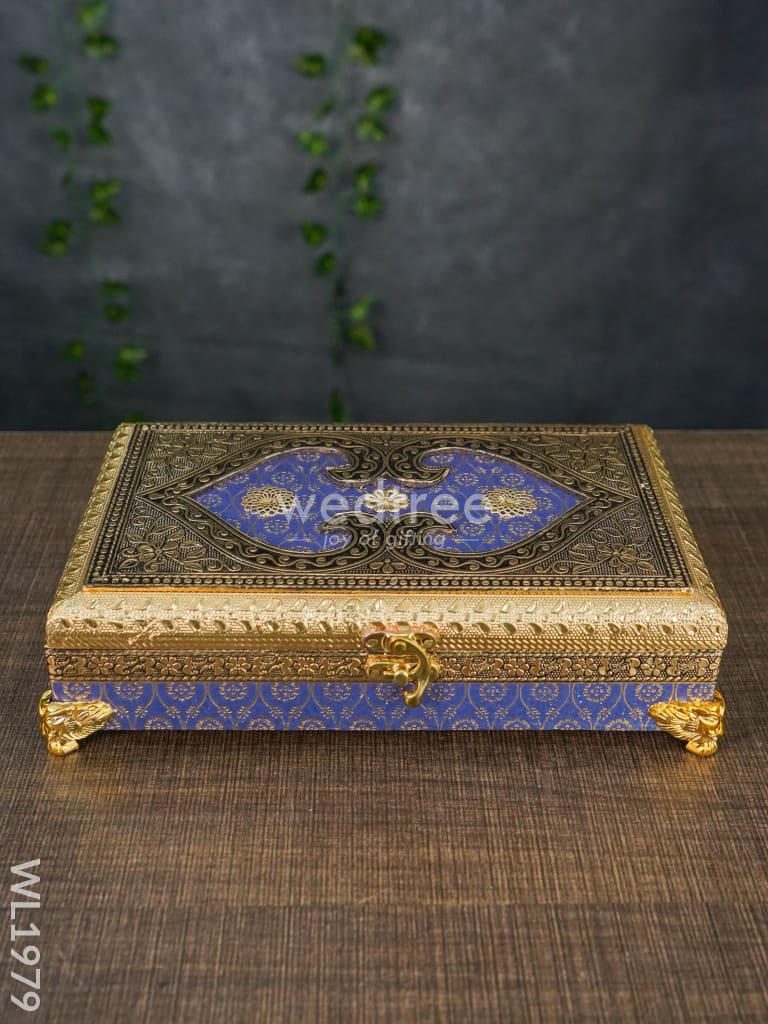 Dry Fruit Box - Lion Leg Blue 10x6 - WL1979