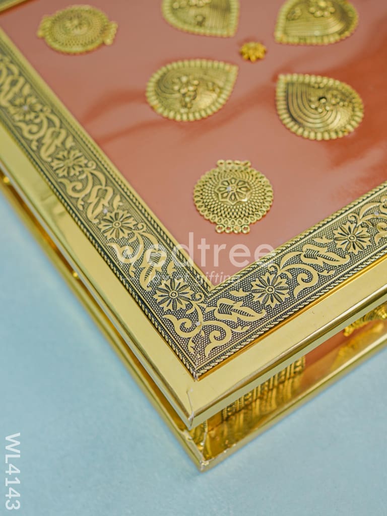 Dry Fruit Box Wooden (12 x 12) - WL4143