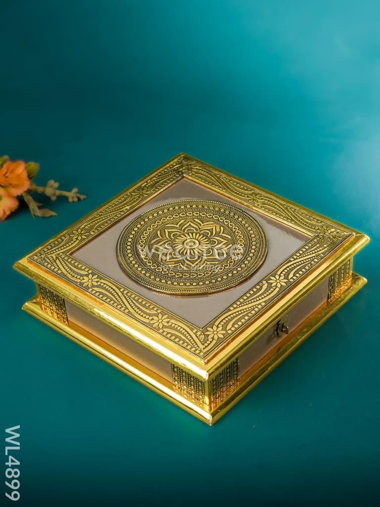 Dry Fruit Wooden Box - ( 10*10 inch ) - WL4899