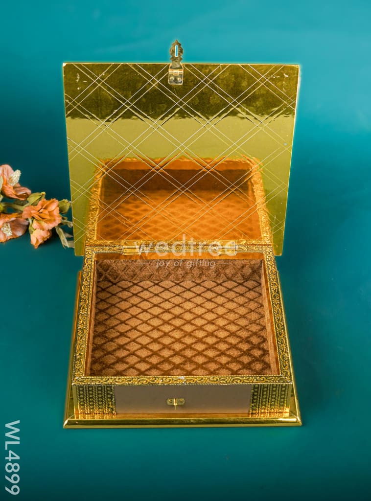 Dry Fruit Wooden Box - ( 10*10 inch ) - WL4899